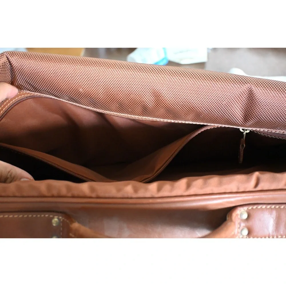 Vintage Coach 2005 Leather Briefcase Messenger Bag Brown 0502 USA